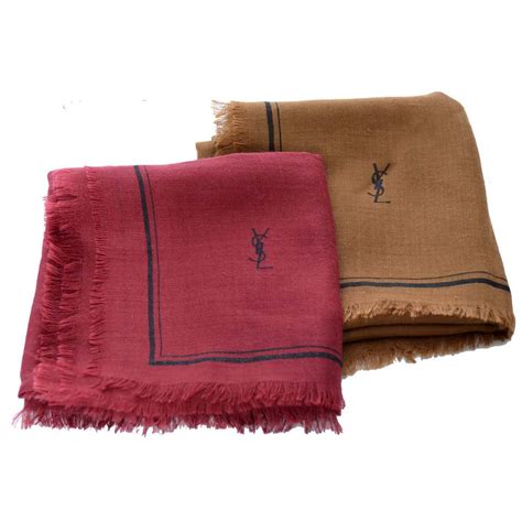 scarf yves saint laurent|ysl scarf cashmere.